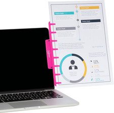 Monitor Document Paper Holder for Typing | Clips to Laptops & Desktop Monitors I
