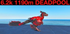 TOP STATS Deadpool 6.2k 1190m Deinonychus Ark Survival Ascended ASA PVE DP