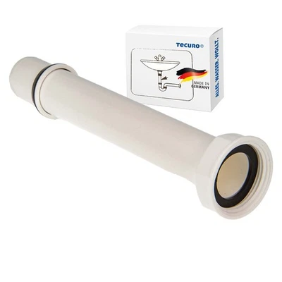 tecuro Verstellrohr Tauchrohr Verlängerung 200 mm für Geruchsverschluss