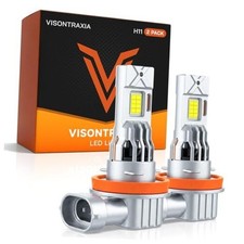 2026 Upgraded LED Bulbs Combo 80000LM Brightness, 8X Super Bright 6500K H-11