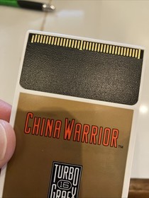China Warrior (TurboGrafx-16, 1989) Tested Hu Card Only TG 16