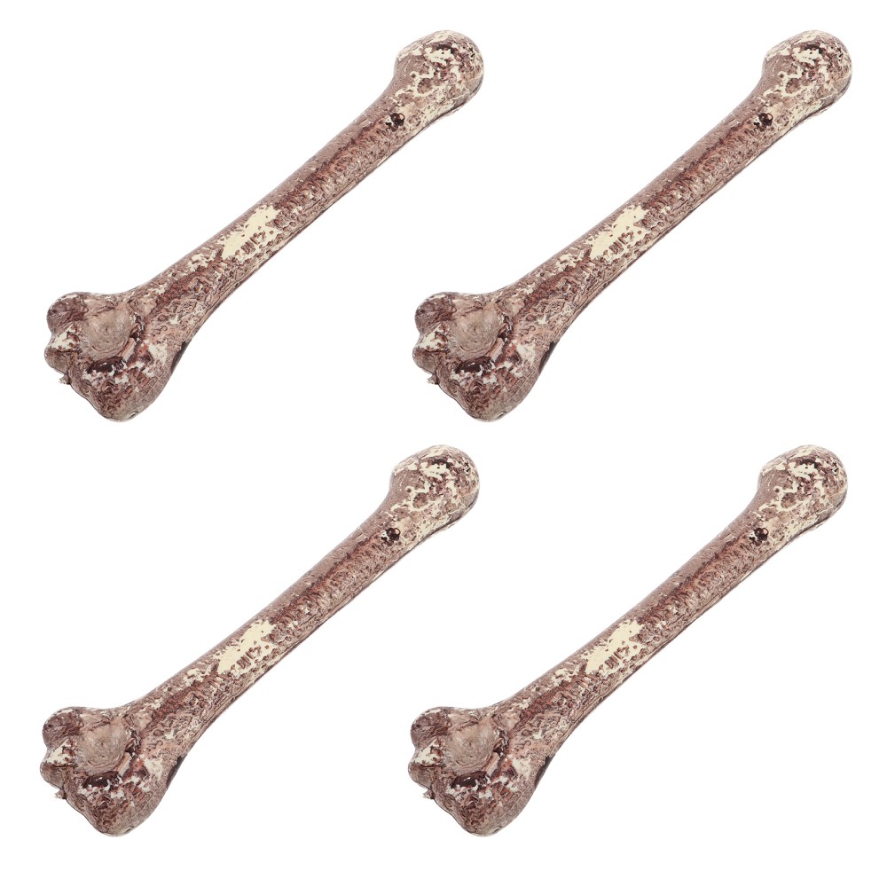 4 Pcs Halloween Decoration Bones for Crafts Artificial Prank Toy