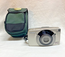 Canon Sure Shot 105 Zoom S 35mm Point Shoot Film Camera W Case Untested