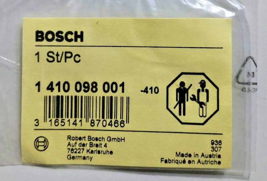 Bosch 1410098001 Diesel Fuel Injection Repair Kit OEM Made in Austria thumbnail 3