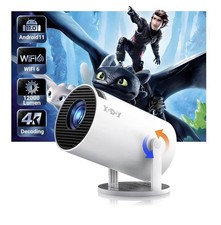 XGODY Smart 12000LMS Mini Projector 4K HD LED Protable 720P WiFi BT Home Theater