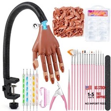 Practice Hand for Acrylic Nails, Magnetic Nail Practice Nail Practice Hand Set