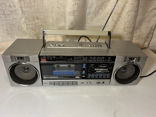 Vintage JVC PC-70 Stereo AM/FM/SW1/SW2 Radio Cassette Boombox as is