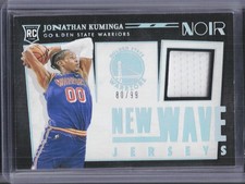 2021-22 Panini Noir #NWJ-JNK Jonathan Kuminga New Wave Jerseys #/99