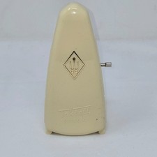VINTAGE WITTNER TAKTELL PICCOLO METRONOME W/KEY MADE IN GERMANY CREAM