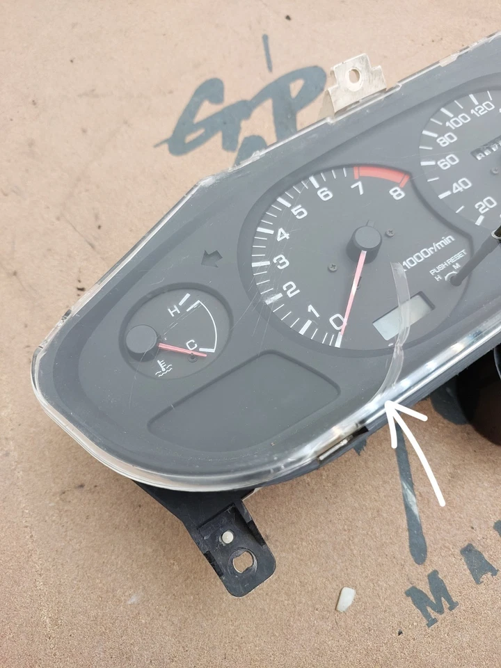 96 98 JDM Nissan Silvia S14 Zenki 200SX Zenki Black Face Cluster Instruments - Image 2 of 4