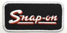 Snap On Tools Racing Retro Black Vintage Style Patch Hat Cap Jacket Sew Iron On