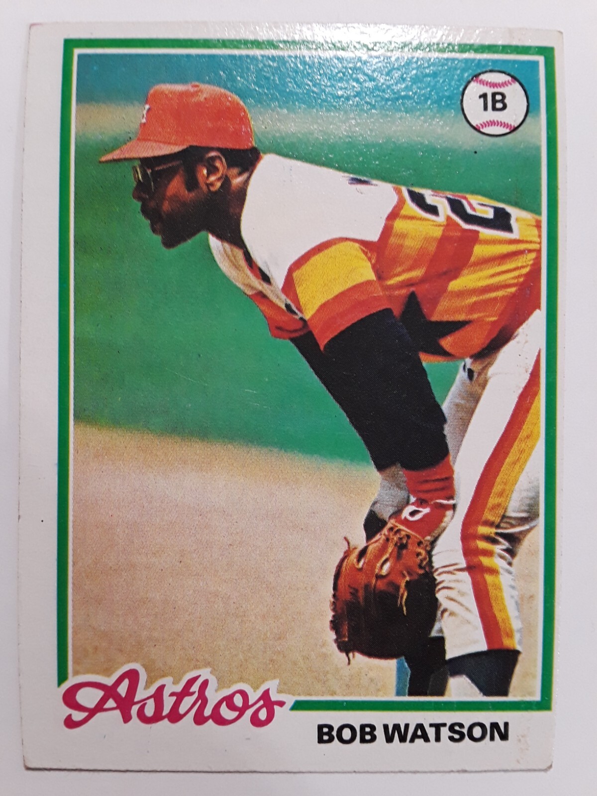 1978 Topps Bob Watson #330 baseball card Houston Astros