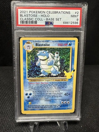 2021 Pokemon Celebrations Blastoise Holo  #2 Classic - PSA 9 MINT