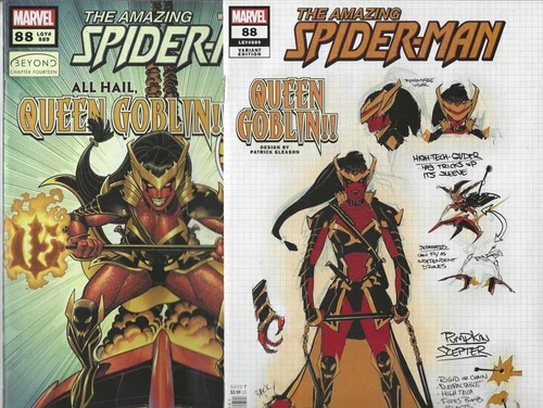 AMAZING SPIDER-MAN #88 1ST PRINT COVER A & GLEASON DESIGN VARIANT MARVEL COMICS