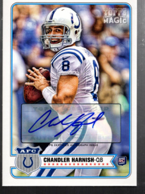 A6321- 2012 Topps Magic Autogramme #155 Chandler Harnish Auto - Nm-Mt