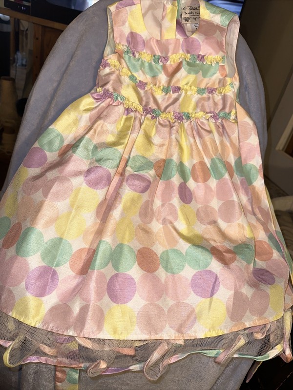 BROOKE LINDSAY COLLECTION SIZE 4 SILKY SLVLS RUFFLES PARTY DRESS 