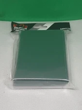 100 count matte Top Loader sleeves (green)