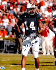 Carlos Rogers signed Auburn Tigers 8x10 Photo #14 - Famous Ink Hologram