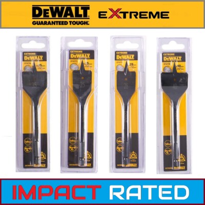 DeWalt Holzbohrer-Bits extreme Wirkung bewertet für Holzspaten flaches Bit versiegelte Packungen