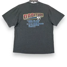 Big Dogs Vintage Big Dog Daditude Tee (Dark Gray) Size XL
