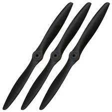 XOAR PJG 12x8 RC Model Airplane Propeller 12 Inch Nylon Nitro Glow Prop (3-Pack)
