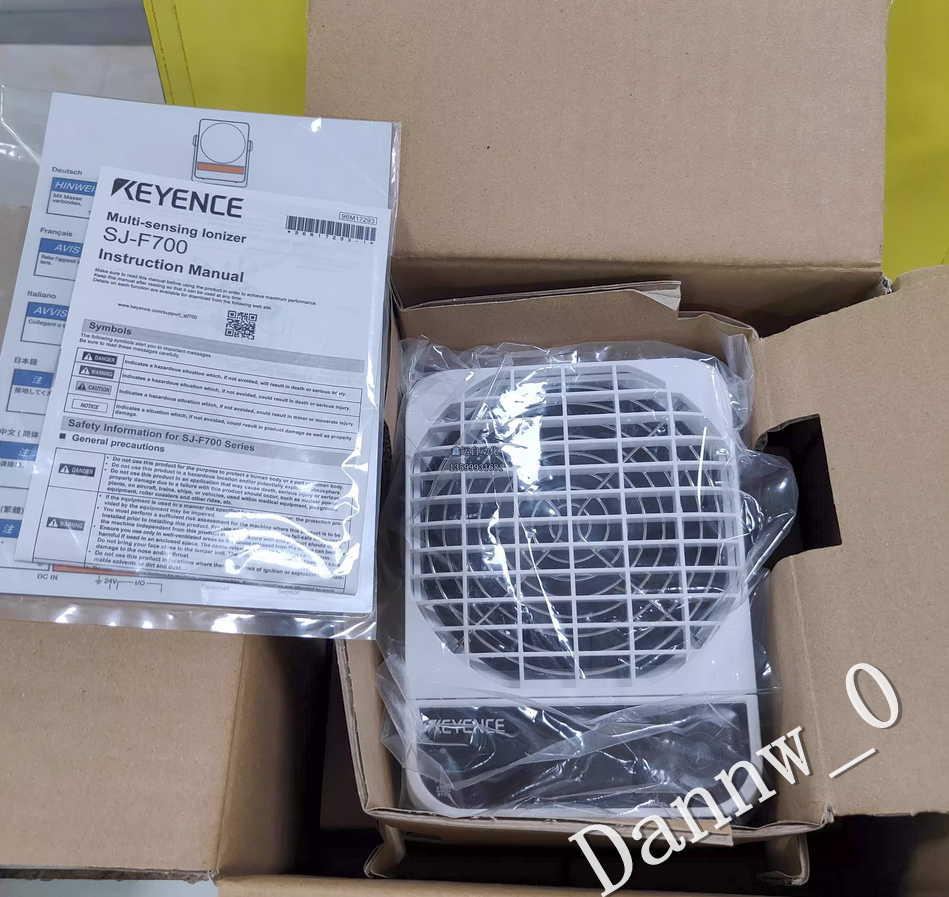 New In Box Keyence SJ-F700 Xeliminator Static Eliminator Fan New In Box Keyence SJ-F700 Xeliminator Static Eliminator Fan