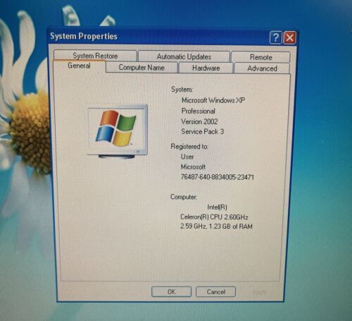 Toshiba Satellite A40 14" Laptop Intel Celeron CPU / 1GB RAM / 60GB HDD / XP ~ - Picture 5 of 17
