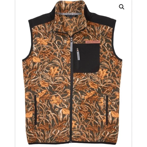 NWT Sz XXL Simply Southern Fleece Camo Vest video thumbnail