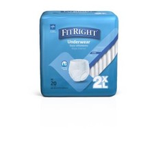 FitRight 2XL Size Protective Underwear,2X-Large , Case