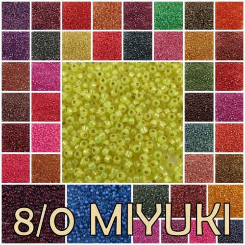 8/0 22 g perles rondes de graines Miyuki #4231-4280 - Photo 1 sur 42