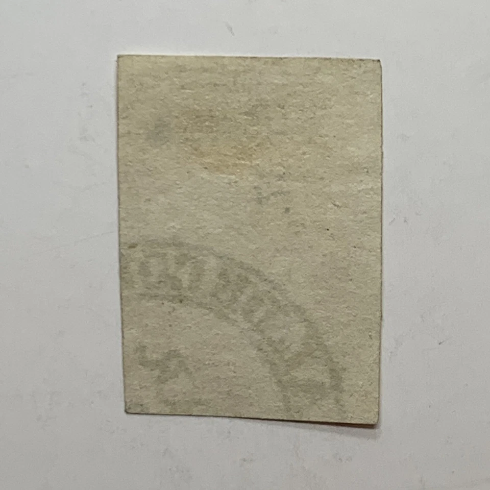 1864 MÉXICO 2 SELLOS IMPERF REALES #23 CON INTERESANTE "AL DE CO" NEGRITA CANCELAR Foto 4 de 4