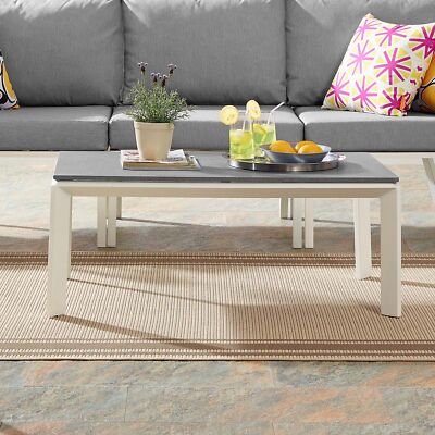 Modway Riverside Outdoor Patio Aluminum Coffee Table