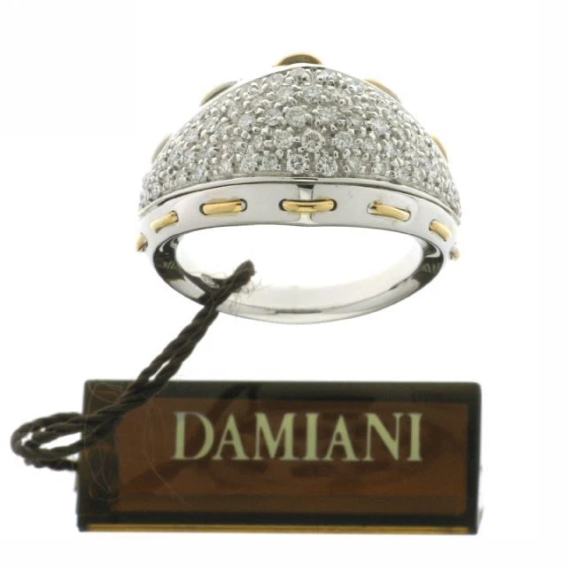 Anello Damiani fascia diamanti ring diamond assicurazione gioiello