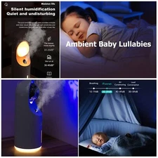 Ultrasonic Cool Mist Humidifier And Night Light