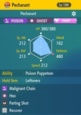Pokemon Scarlet and Violet 6iv Max EV Pecharunt