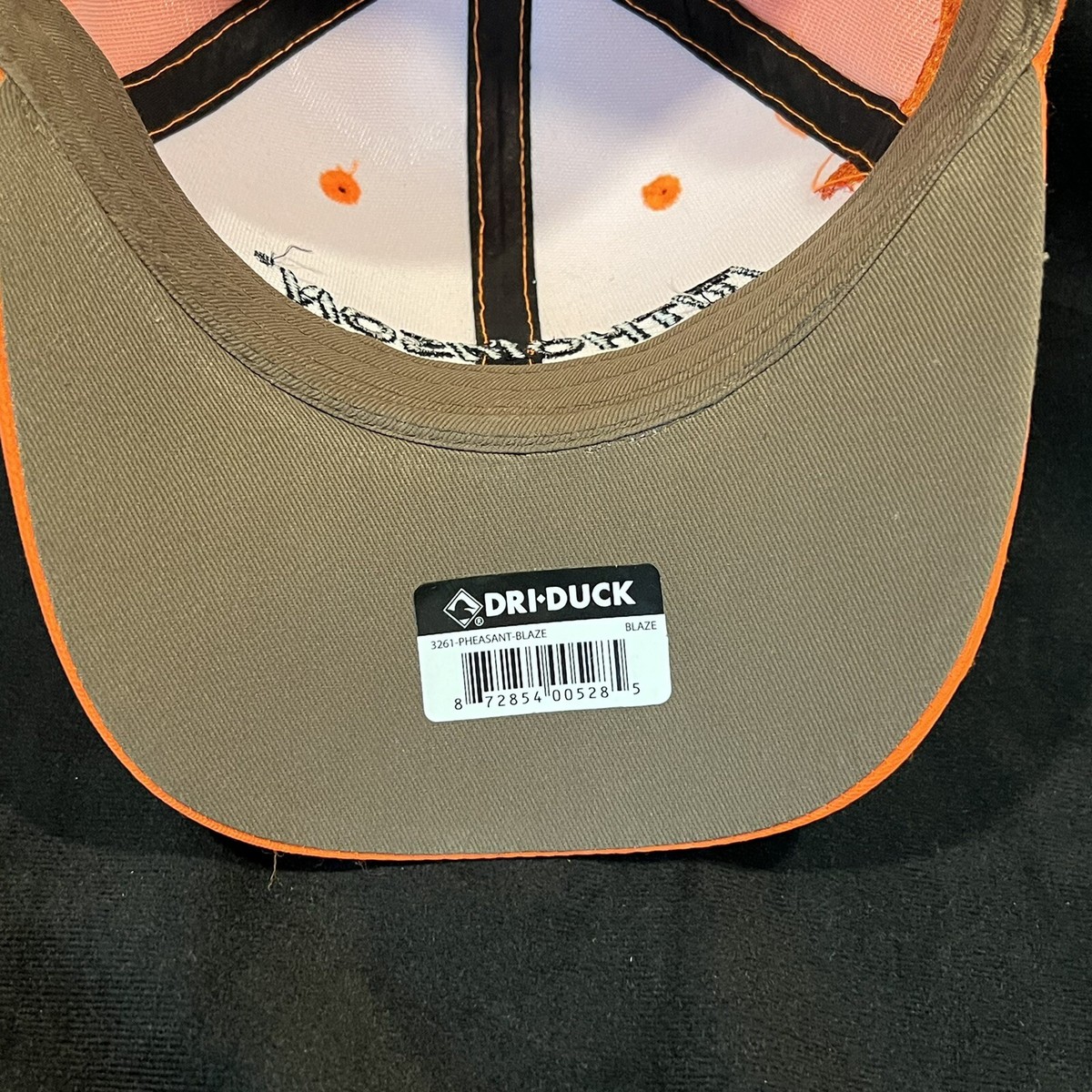 NWT Pheasant Hunting Orange DriDuck Embroidered Graphics