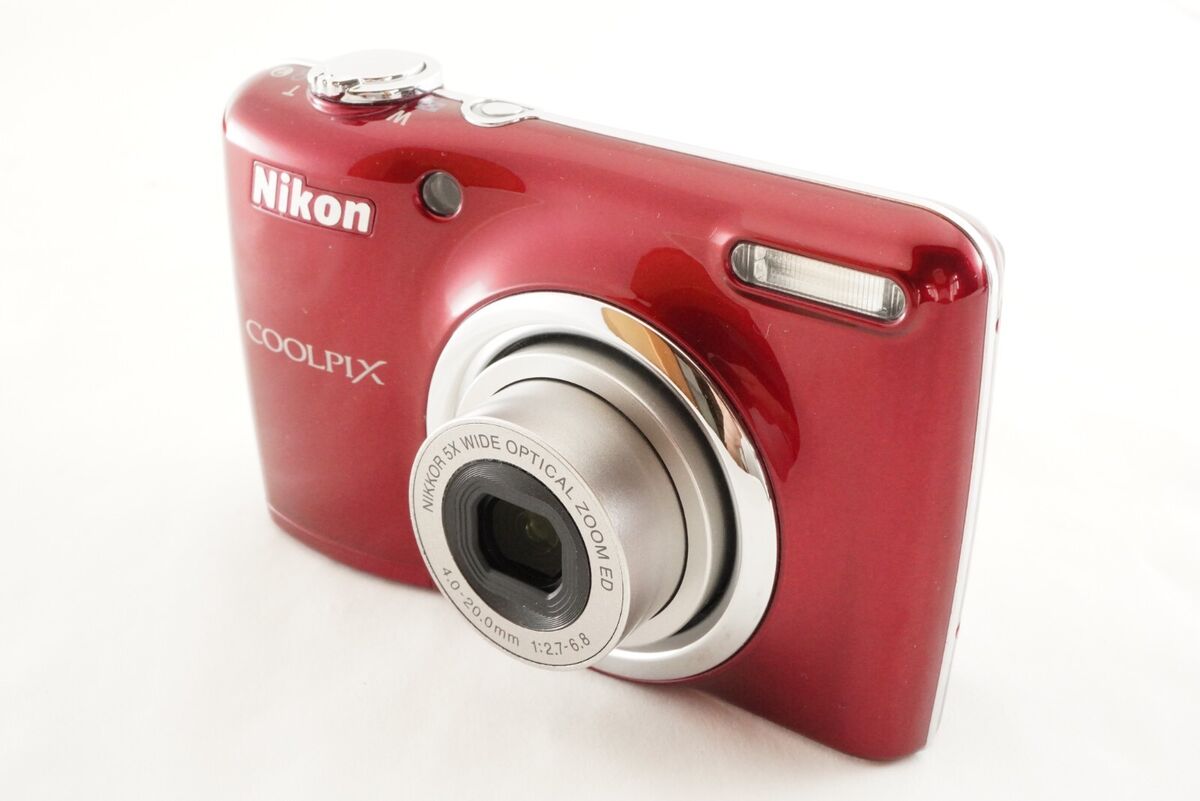 Nikon COOLPIX L23 Red With 4GB SDHC Card Digital Camera from Nikon COOLPIX L23 Red With 4GB SDHC Card Digital Camera from