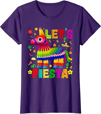 Cinco De Mayo Lets Fiesta 5 De Mayo Mexican Girls Ladies' Crewneck T-Shirt
