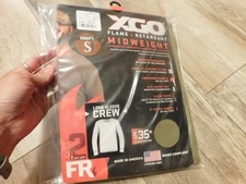 XGO FLAME RETARDANT TAN PHASE 2 UPF 35+ MID WEIGHT LONG SLEEVE SHIRT SIZE S NEW