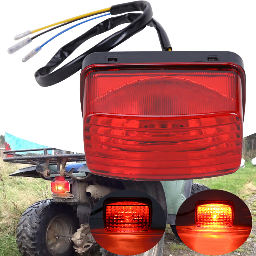 XUTVOTOR Taillight for Yamaha Raptor, LED Smoked Black Tail Light Br XUTVOTOR Taillight for Yamaha Raptor, LED Smoked Black Tail Light Br