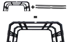 Fishbone Offroad Truck Bed Rack - Top Rails for Short Bed Tackle Racks FB21269