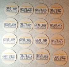 Great Lakes Brewing Beer Coaster's ... 16  Lot ... Cleveland OH.
