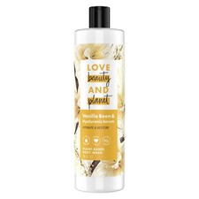 Love Beauty and Planet Vanilla Bean Hyaluronic Serum Plant Based Body Wash 20oz
