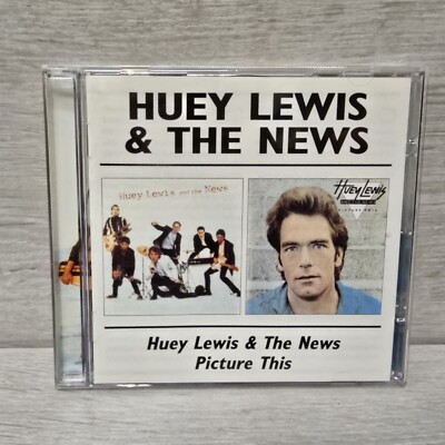 Huey Lewis & The News - The News /Picture This CD Two Albums In One BGO 1998 VGC