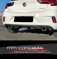 Cup Diffusor Ansatz Schwarz FüR Opel Astra MK5 K HeckschüRze Heckansatz Rear