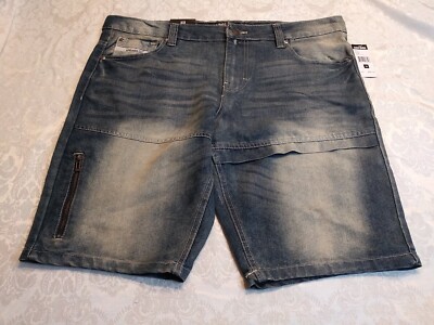 ECKO UNLTD Shorts Men's 38 Blue 759 Denim Relaxed Fit Size 38
