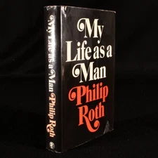 1974 My Life as a Man Philip Roth First UK Edition Dust Wrapper