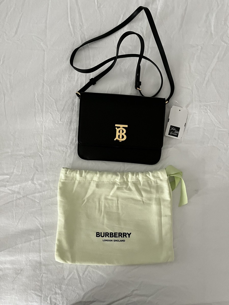 Mini Square TB Monogram Leather Crossbody Bag | eBay