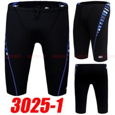 NEW ARRIVAL NSA 3025-1 MEN'S RACING TRAINING JAMMERS SWIMMING TRUNKS M SIZE 26