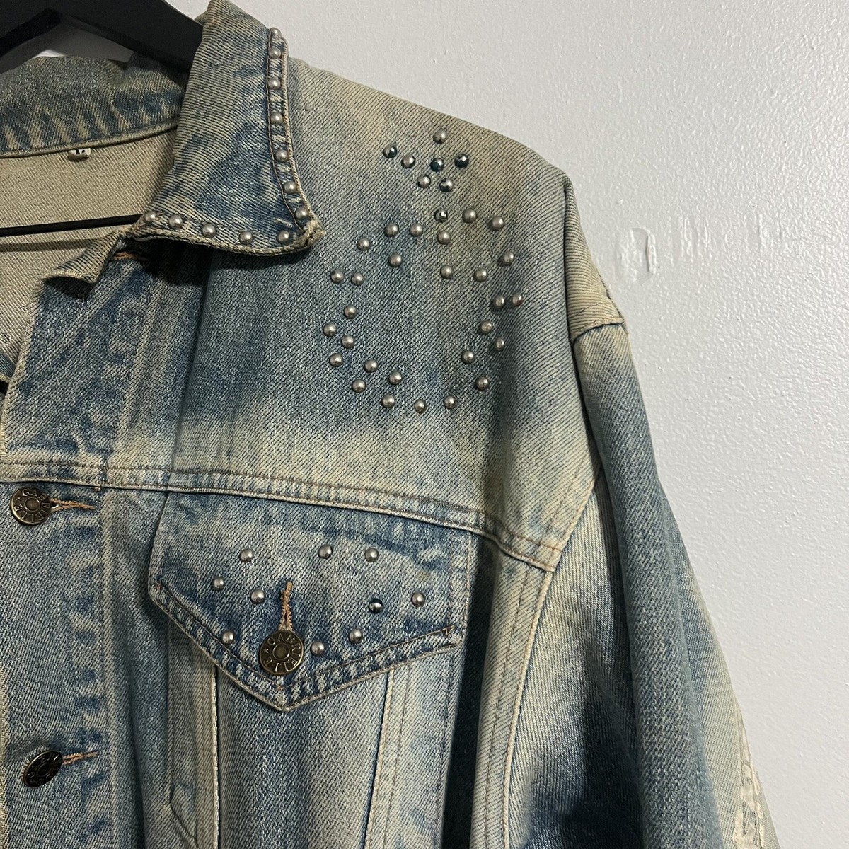 Vintage 80s Tony Alamo New York Denim Jacket SAMPLE Size Vintage 80s Tony Alamo New York Denim Jacket SAMPLE Size